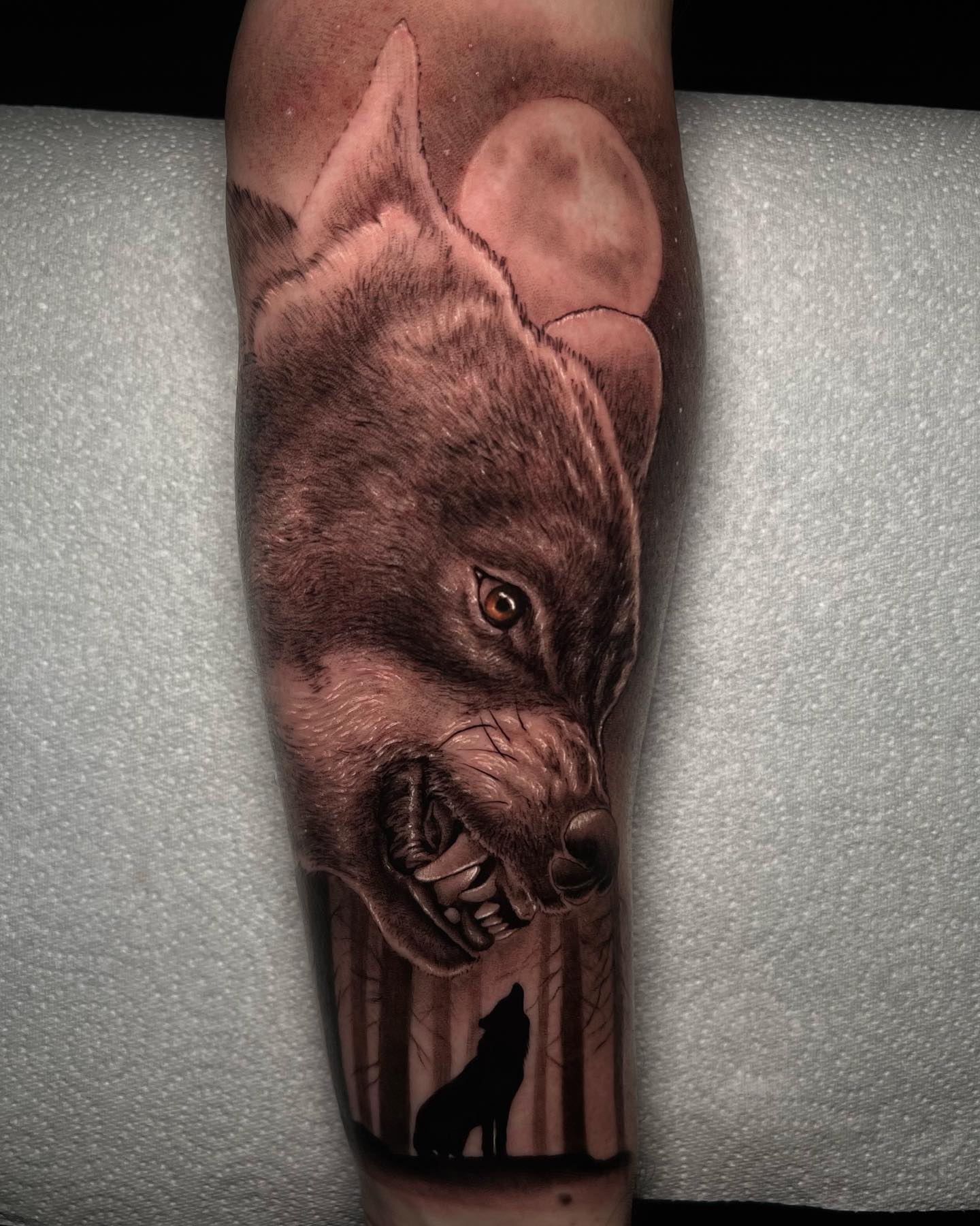 This realistic tattoo is for anyone who enjoys proper shading and creative tattoos.