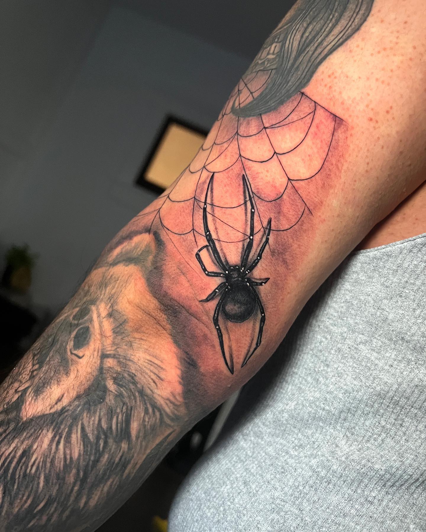 This spider design is fun and bold. Spiders are usually used to describe your skilled and crafty personality. If you can adjust to most situations in your life and you’re always looking for a safe solution since you’re methodical, try out this tattoo.