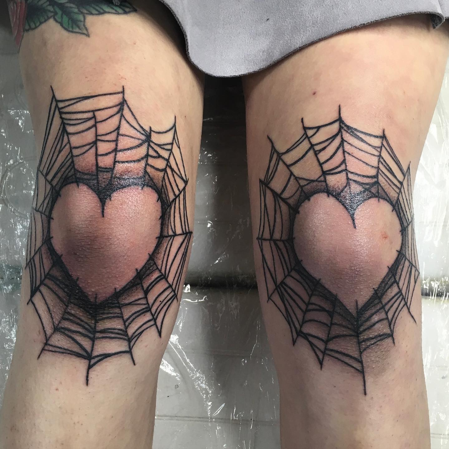 If you’ve been in a tricky love situation that you’re struggling to get out of, this web tattoo is the right pic for you.