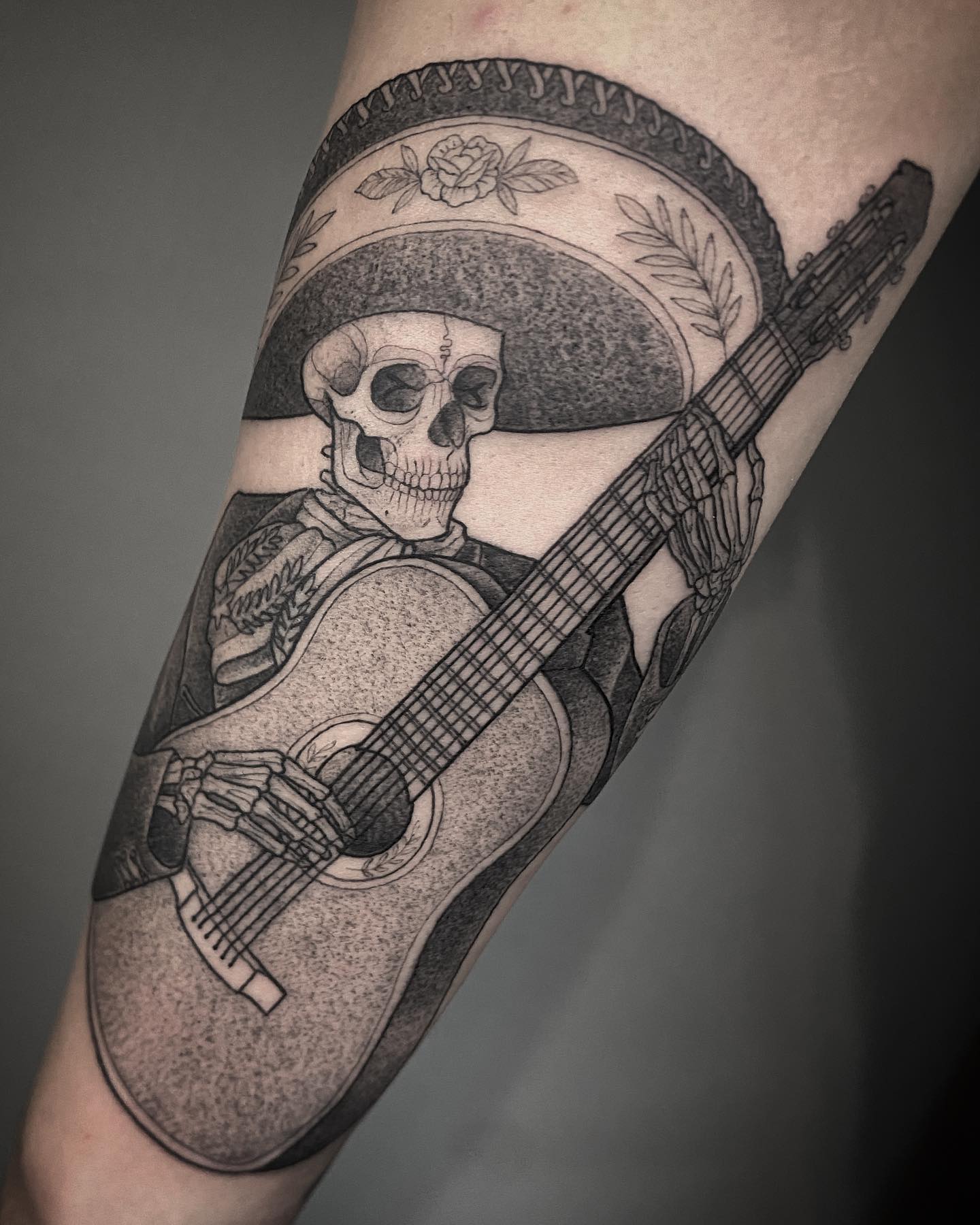 Here is a fun and interesting tattoo for those who are a fan of Mexican traditions.