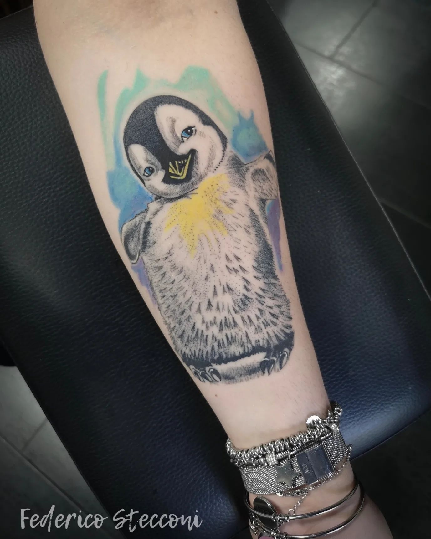 Being a popular computer-animated comedy film, Happy Feet is all about penguins! If you like the movie, you can get a tattoo of one of the penguins in it.